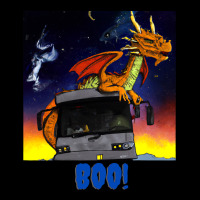 Crazy Space Dragon On The Bus Women's V-neck T-shirt | Artistshot