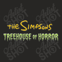 The Simpsons Treehouse Of Horror Halloween Centere Ladies Fitted T-shirt | Artistshot