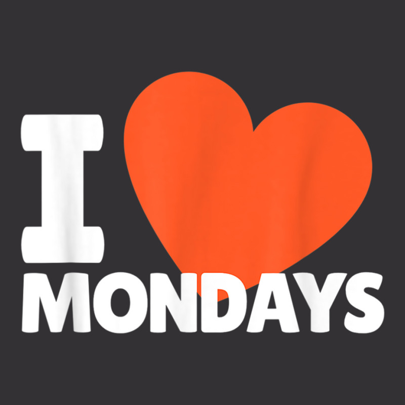 I Love Mondays Heart Cute Monday T Shirt Vintage Short | Artistshot