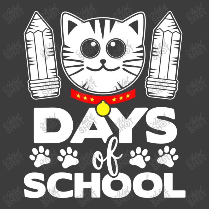 101 Days Of School American Shorthair Cats 100 Day Men's Polo Shirt by spannmargarettrgy | Artistshot