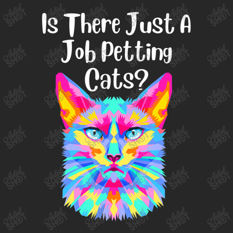 Is There Just A Job Petting Cats Colorful Cat Men's T-shirt Pajama Set by spannmargarettrgy | Artistshot