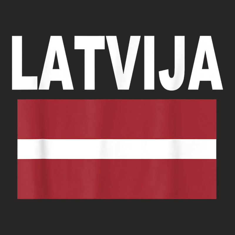 Latvija Flag T Shirt Cool Latvian Latvia Flags Gif Ladies Fitted T-Shirt by fiddolamuf | Artistshot