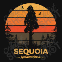 Sequoia National Park Retro Vintage Souvenir Gift Metal Print Square | Artistshot