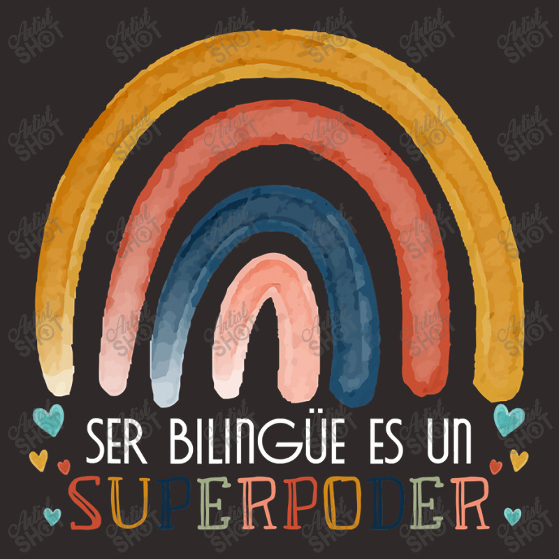 Ser Bilingue Es Un Superpoder Spanish Teacher Esl  Racerback Tank by home12 | Artistshot