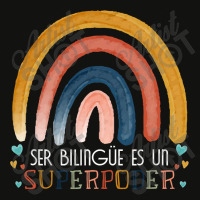 Ser Bilingue Es Un Superpoder Spanish Teacher Esl  Scorecard Crop Tee | Artistshot