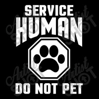 Service Human Design Do Not Pet Funny Dog Lover Qu Zipper Hoodie | Artistshot