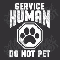 Service Human Design Do Not Pet Funny Dog Lover Qu Vintage Short | Artistshot