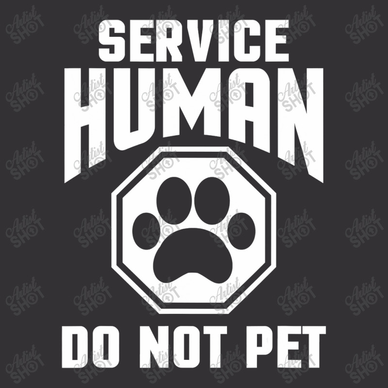 Service Human Design Do Not Pet Funny Dog Lover Qu Vintage Short | Artistshot