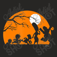 The Simpsons Treehouse Of Horror Halloween Spooky Ladies Fitted T-shirt | Artistshot