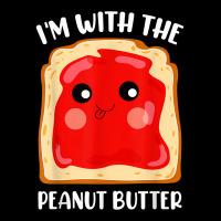 Couple Peanut Butter And Jelly I'm With The Peanut Youth Hoodie | Artistshot