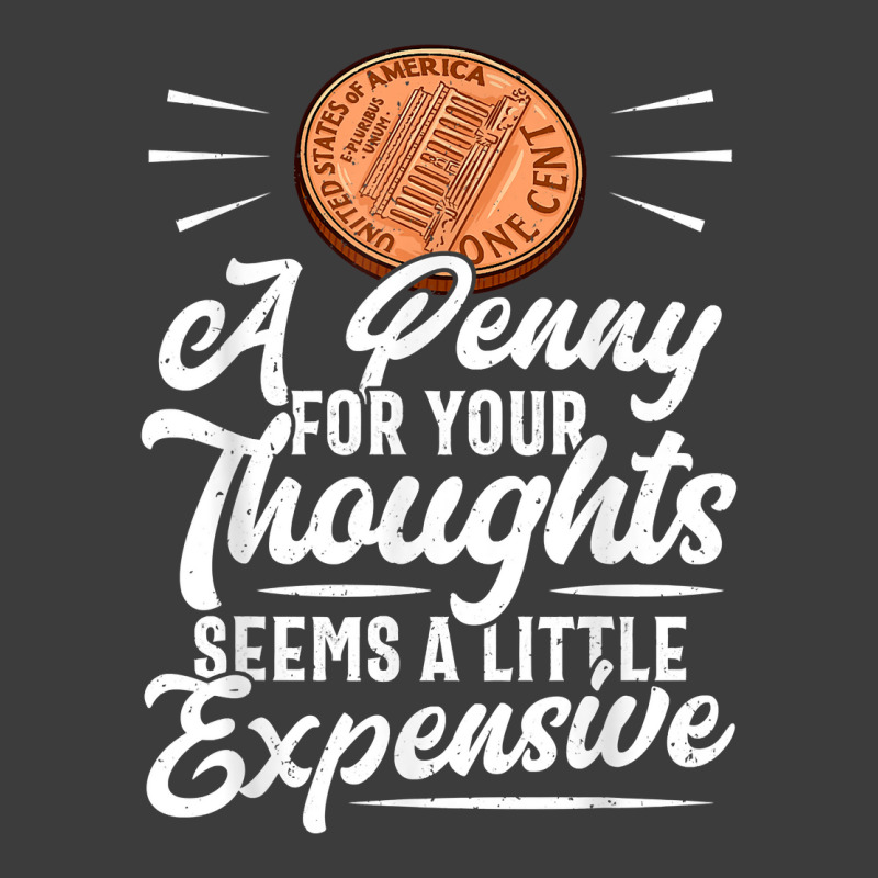 Funny Sarcasm Tee, Penny For Thoughts Tshirt, Nove Men's Polo Shirt by presha | Artistshot