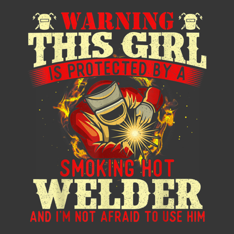 This Girl Is Protected By A Welder   Welding Ironw Toddler Hoodie by bonne | Artistshot