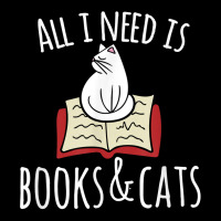 All I Need Is Books & Cats T Shirt Books And Cats V-neck Tee | Artistshot