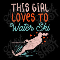 This Girl Loves To Water Ski Adjustable Cap | Artistshot