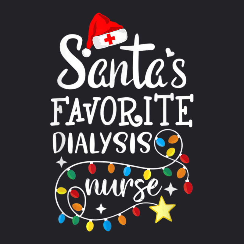 Merry Christmas Nurse Crew Santa's Favorite Dialys Youth Tee by voutsro | Artistshot