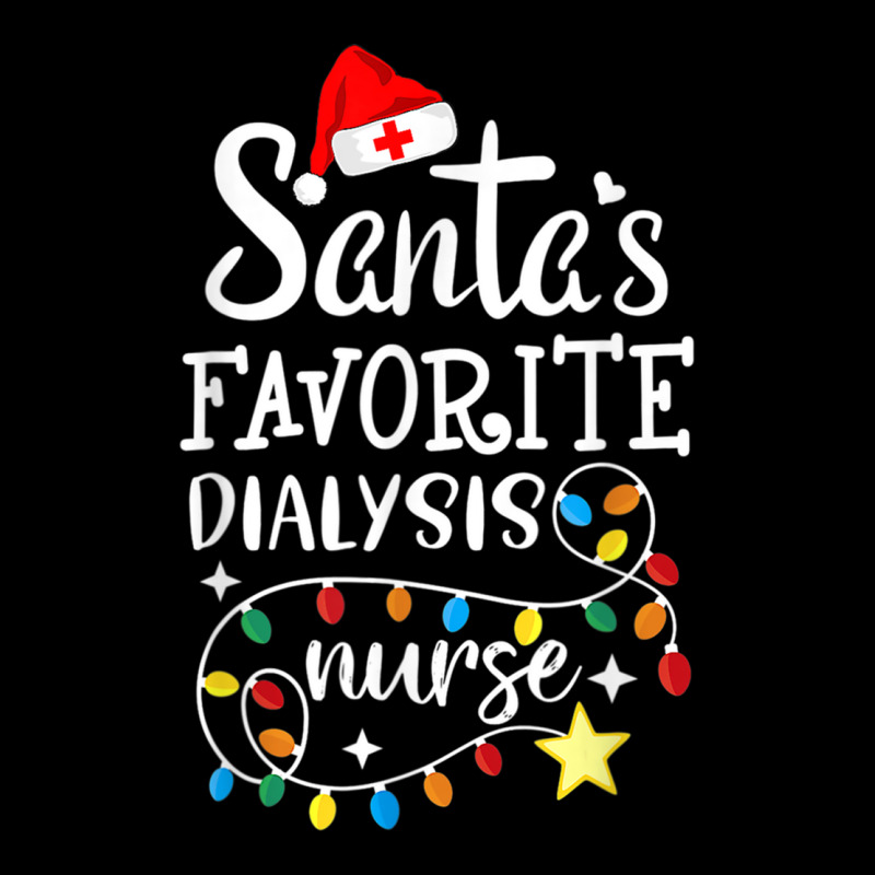 Merry Christmas Nurse Crew Santa's Favorite Dialys Youth Zipper Hoodie by voutsro | Artistshot