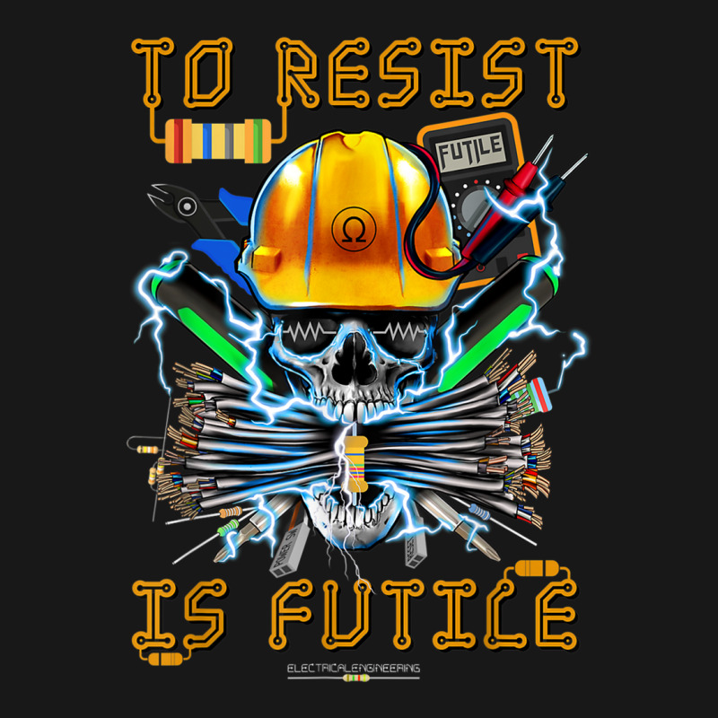 To Resist Is Futile Funny Electronic Electrical En Flannel Shirt by bonne | Artistshot