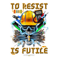 To Resist Is Futile Funny Electronic Electrical En Men's T-shirt Pajama Set | Artistshot