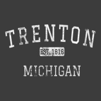 Trenton Michigan Mi Vintage T Shirt Men's Polo Shirt | Artistshot