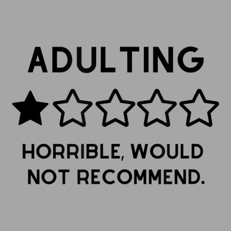 Adulting Is Not Recommended, One Star Review, Funn Toddler Sweatshirt | Artistshot