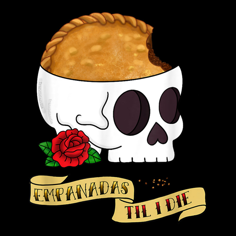 Funny Latinx Empanada Til I Die Tattoo Inspired Sk Men's 3/4 Sleeve Pajama Set by fiddolamuf | Artistshot