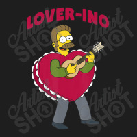 The Simpsons Valentine's Day Ned Flanders Lover-in Classic T-shirt | Artistshot