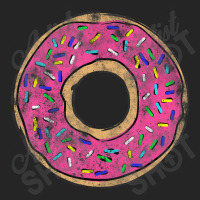 Vintage Big Pink Donu Colorful Sprinkles Doughnut Unisex Hoodie | Artistshot