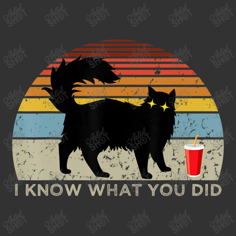 I Know What You Did Saying Retro Black Cat Red Cup Baby Bodysuit | Artistshot