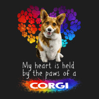 My Heart Is Held By The Paws Of A Corgi Classic T-shirt | Artistshot