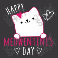 Happy Meowentine's Day Cat Lover Happy Valentines Ladies Curvy T-shirt | Artistshot