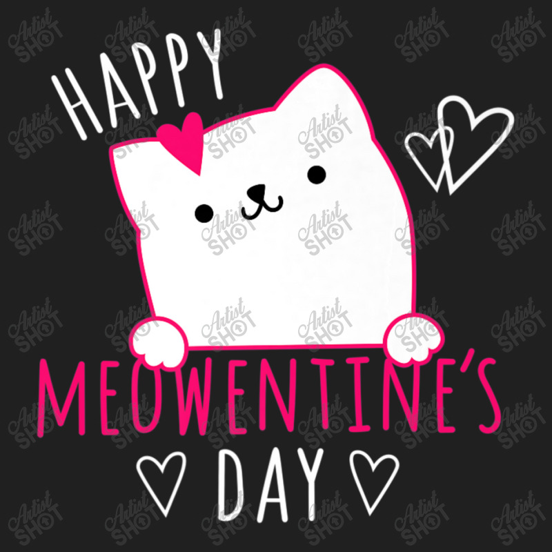 Happy Meowentine's Day Cat Lover Happy Valentines Ladies Polo Shirt by spannmargarettrgy | Artistshot