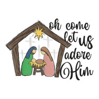 Oh Come Let Us Adore Him Nativity Christmas Religi Youth Hoodie | Artistshot