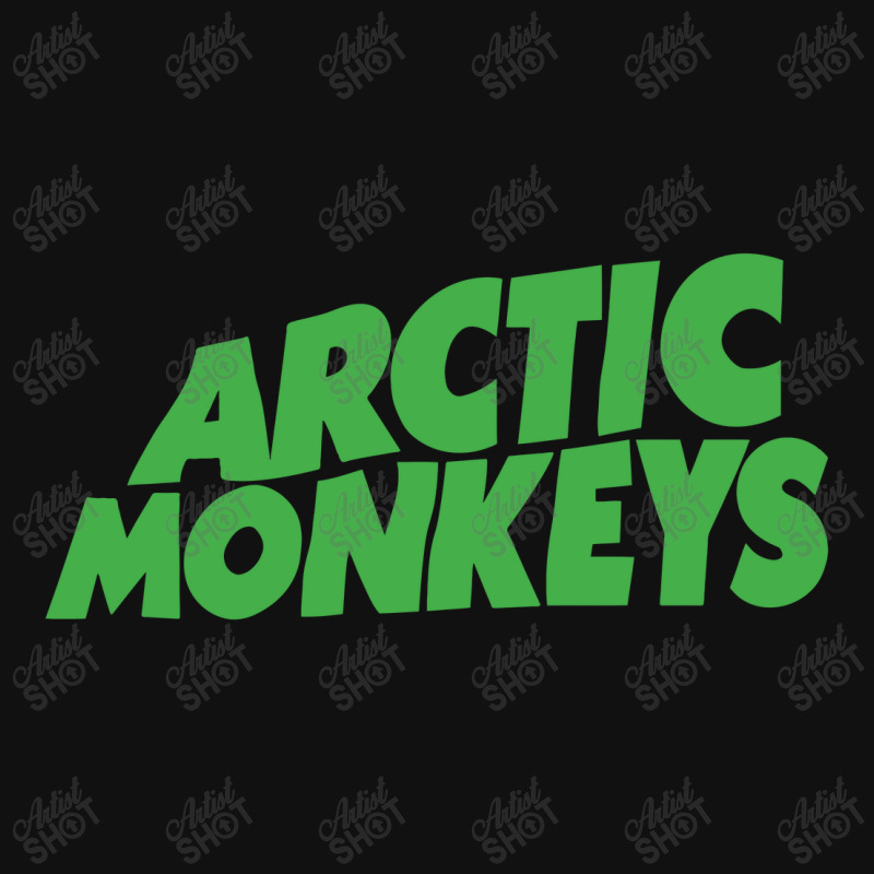 Arktic Monkey Green License Plate | Artistshot