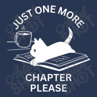 Coffee Kitty Cats And Books Just One More Chapter Men Denim Jacket | Artistshot