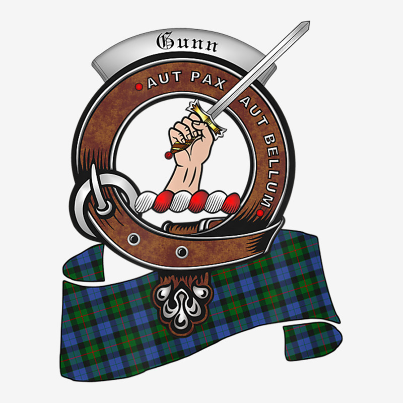 Gunn Scottish Clan Badge & Tartan T Shirt Youth 3/4 Sleeve by heffopance | Artistshot