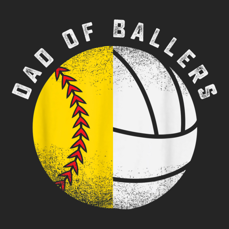 Dad Of Ballers Father Son Volleyball Softball Play Unisex Hoodie | Artistshot