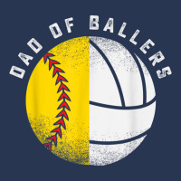 Dad Of Ballers Father Son Volleyball Softball Play Men Denim Jacket | Artistshot