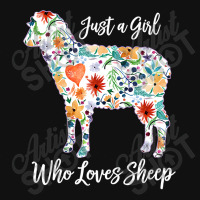 Just A Girl Who Loves Sheep Cute Funny Design For  Graphic T-shirt | Artistshot