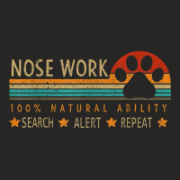 Nosework Dog Sport Training Nose Work Scent Work F Ladies Fitted T-shirt | Artistshot