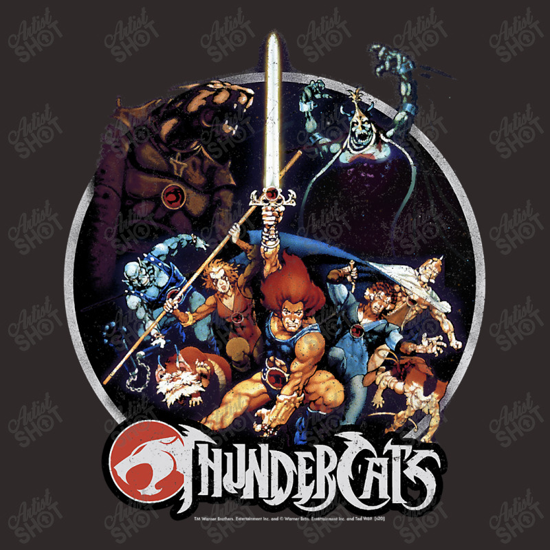 Thundercats Group Shot Vintage Circle Racerback Tank by home12 | Artistshot