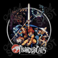 Thundercats Group Shot Vintage Circle Cropped Hoodie | Artistshot