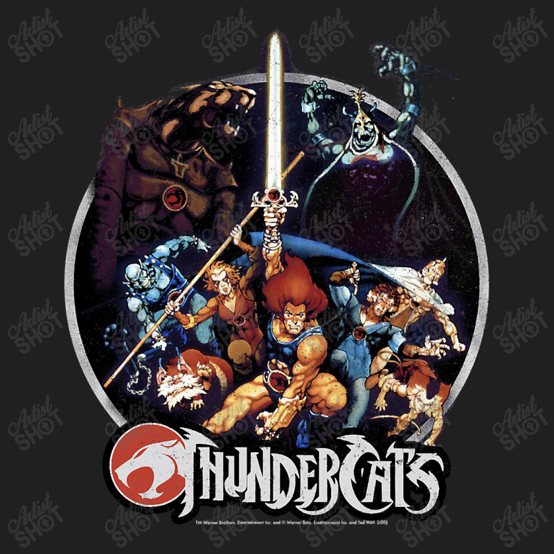 Thundercats Group Shot Vintage Circle Ladies Polo Shirt by home12 | Artistshot