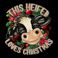 Cute Cow Heifer Christmas Mooey Christmas Zipper Hoodie | Artistshot