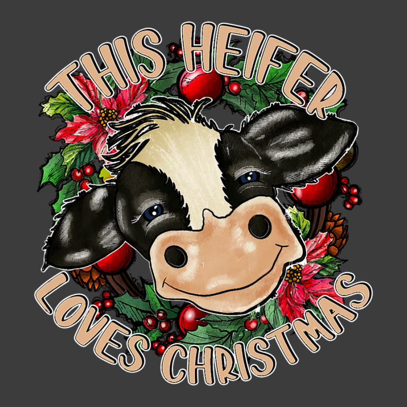 Cute Cow Heifer Christmas Mooey Christmas Men's Polo Shirt | Artistshot