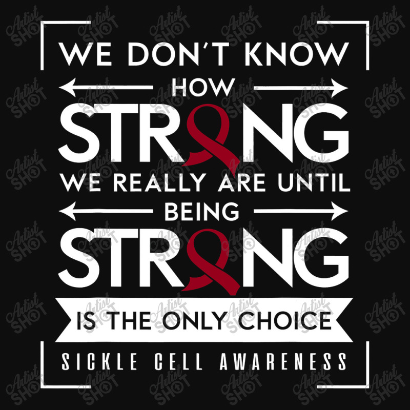 Sickle Cell Awareness Anemia Support Strong Choice Crop Top by home12 | Artistshot