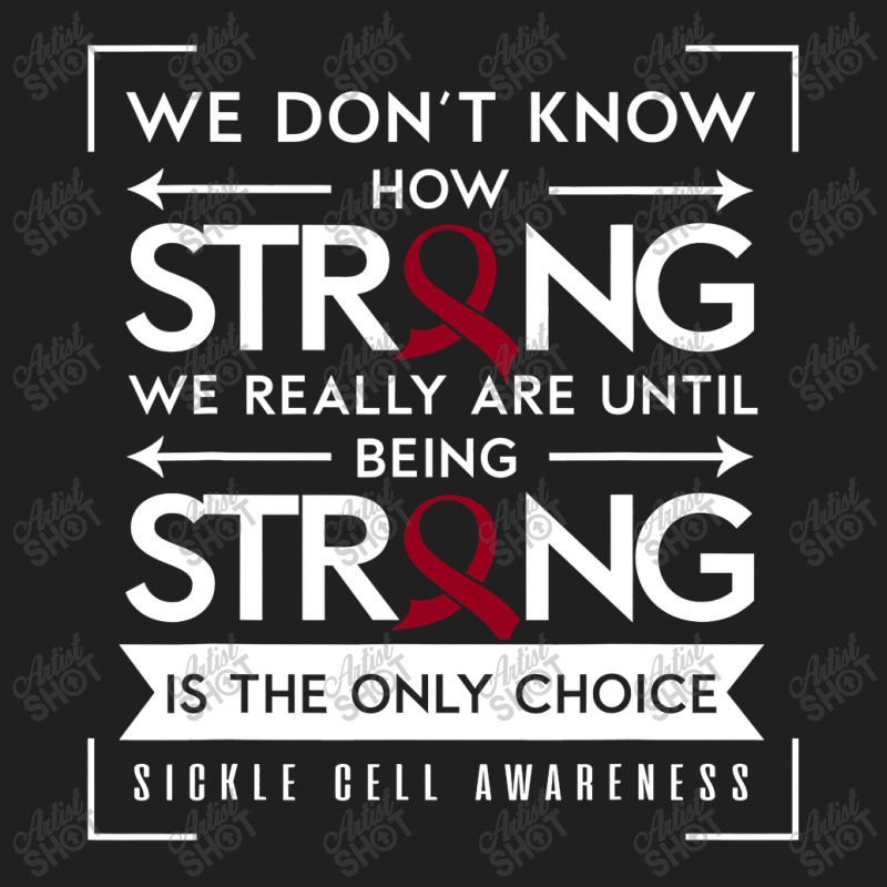 Sickle Cell Awareness Anemia Support Strong Choice Ladies Polo Shirt by home12 | Artistshot