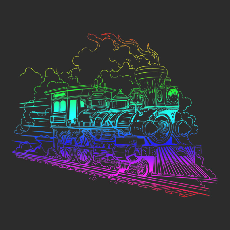 Railroad Model Train Steam Train Glow Model Railro Exclusive T-shirt | Artistshot