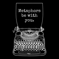 Funny Writer Author Novelist Metaphors Be With You Adjustable Cap | Artistshot