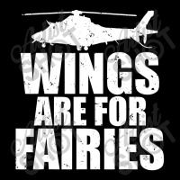 Wings Are For Fairies Helicopter Pilot Adjustable Cap | Artistshot