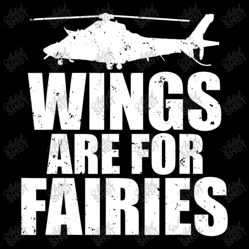 Wings Are For Fairies Helicopter Pilot Cropped Hoodie by donellajeremykoa | Artistshot